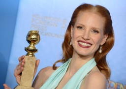 Jessica Chastain ganadora mejor actriz drama por "Zero Dark Thirty"